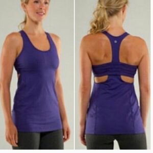 Lululemon Turbo Tank Racerba Top Purple